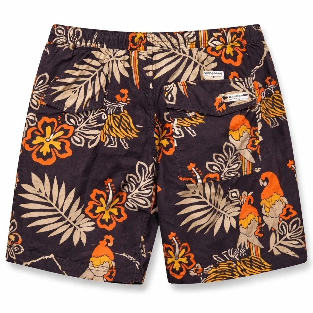 Banks Journal Tropical Print Swim Shorts | Men’s Medium 6 1/2” Inseam